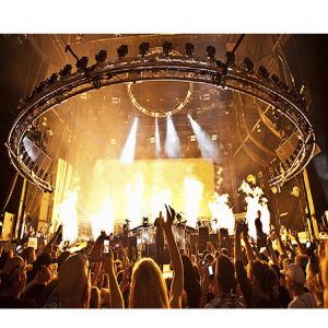Design Semi Circle Roof Truss With DJ Circle Lighting Truss Systems Outdoor