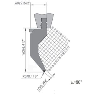 Wila Press Brake Upper Tool Bending Machine Punch Brake Press