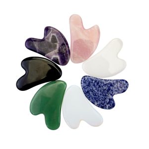 Jade Gua Sha Stone Cellulite Reduction Butterfly Gua Sha