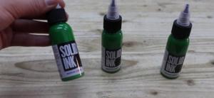 Quality 30ML 60ML Airbrush Solid Ink Tattoo Ink Medium Green Pure Plant Materials for sale