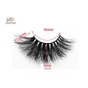 Pure Handmade Natural Mink 21MM 7D Volume Lashes