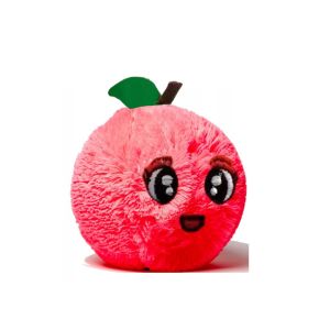 10" Yellow Pineapple Plush Toy Stuffed Animal with PVC Inner Ball and Polyester