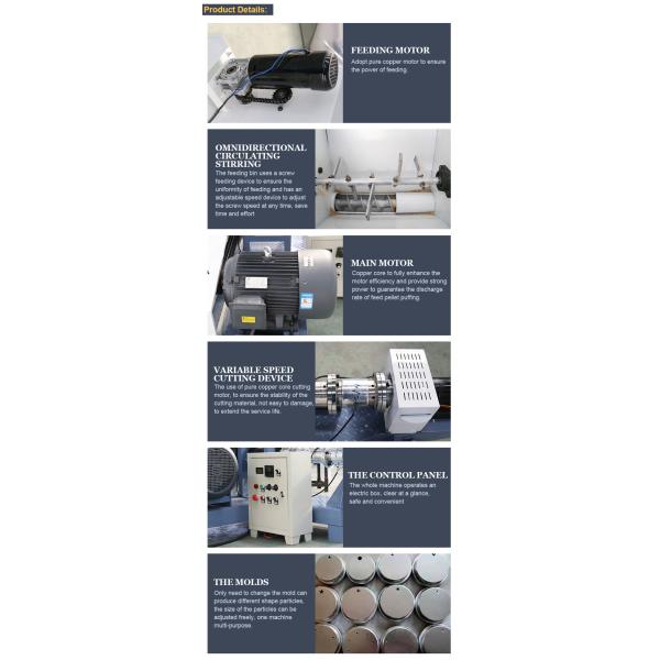 Fish Food Manufacturing Machine Floating Fish Feed Mill Machine Pellet Extruder 7.5 Ton/H