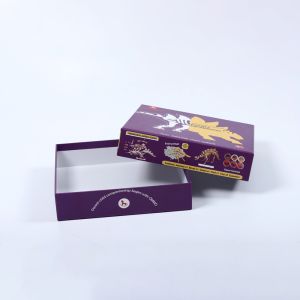 Customized Embossed Logo Irregular Shape Paper Playing Card Gift Box