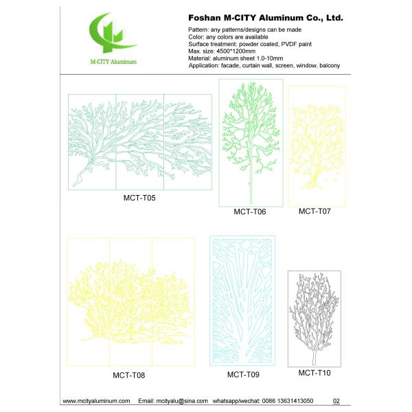 3mm Thickness Powder Coated Aluminum Solid Panel for Facade Cladding with Custom RAL Colors