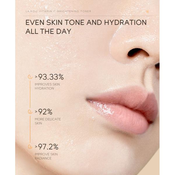 Moisturizing Face Toner Hydrating Whitening Brightening Facial Skin Care Vitamin C Toner
