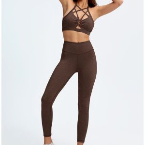 Custom Logo Label Breathable Leggings Sexy Yoga Suit Quality Manufacturer