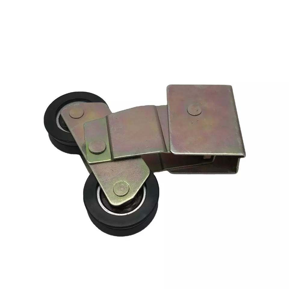 China Accesorios Iron Housing Steel Door Roller De Aluminio Para Puertas Garruchas Sliding Wheel Roller Steel Sliding Door Wheels for Peru on sale