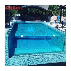 Family Swimming Season 12m Outdoor Acrylic Fiberglass Plunge FRP Inground