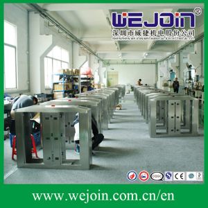 Intelligent swing barrier with bridge-type and 304 stainless steel housing