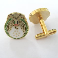 Quality Competitive price 1.5mm - 3.0mm Epoxy Coating Custom Cufflinks for sale