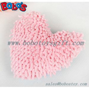 Plush Pink Heart Shape Pet Toy With Squeaker