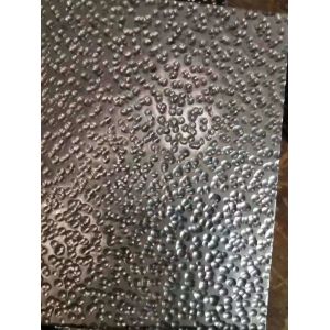 24 Gauge Architectural Grade Bright Hammered Finish Stainless Steel Sheet