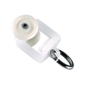 Quality High Precision Bathroom Use 1.5m Length Curtain Wheel Runners With Ring for sale