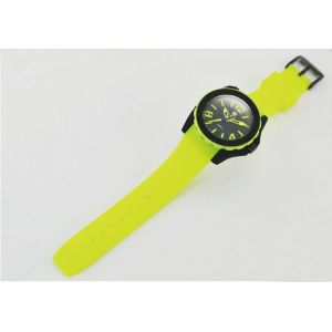 Silicone watch, silicone material, fashion design, japanese movement, 3atm water