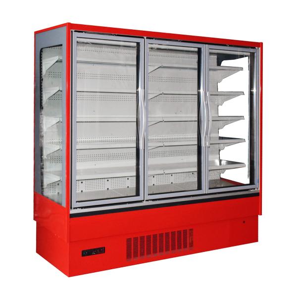 R290 Refrigerant CFC Free Drinks Chiller Fridge , Commercial Drink Display