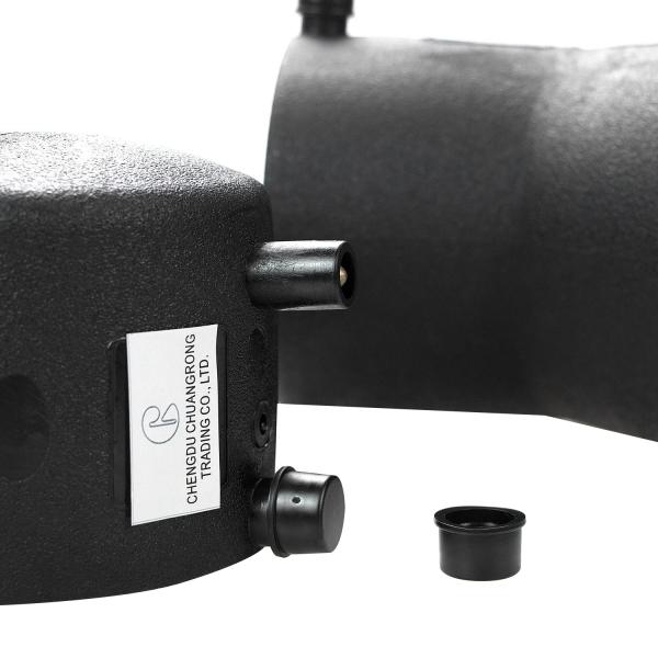 Water And Gas Supply HDPE Electrofusion Fittings , HDPE End Cap PN16 SDR11 PE100