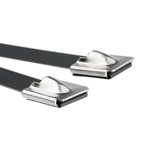 100pcs Ball Lock Stainless Steel Cable Ties for -80° to 538° C Working