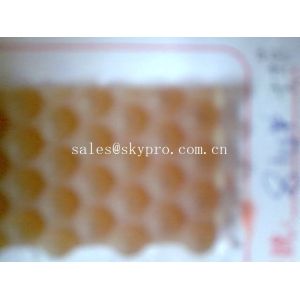 Round stud pattern shoe sole rubber material sheet , abrasion resistant