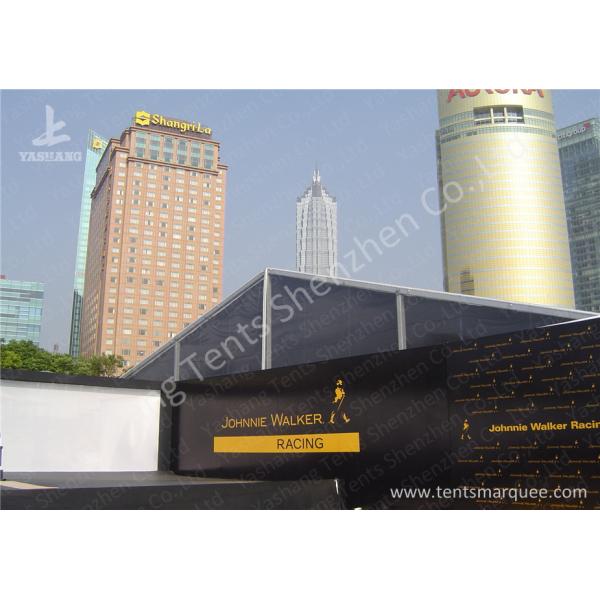 Lighting Stand Aluminum Alloy Frame waterproof outdoor tent 20m Span White PVC Fabric Cover