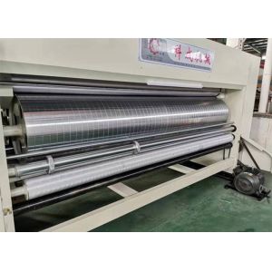Semi Auto 2 Color Flexo Printer Slotter Machine Chain Feeding KC-L 1630