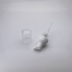 30MM Inner Diameter Plastic Foam Pump With Cover Cosmetic Treatment