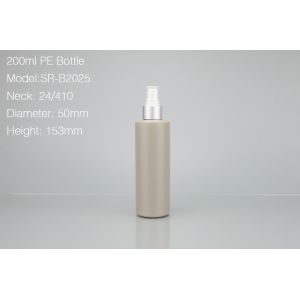 200ml hdpe bottle, 200ml cylinder round bottle, 200ml spray bottle