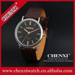 China Free Packing Samole Order Small MOQ 10PCS Rose Gold Watch Stainless Steel Men"s Watch Unisex Leather Watches on sale