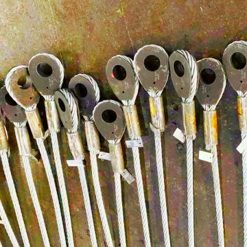 Buy Ductile Iron 28mm Solid Thimble Wire Rope Sling Assembly at wholesale prices