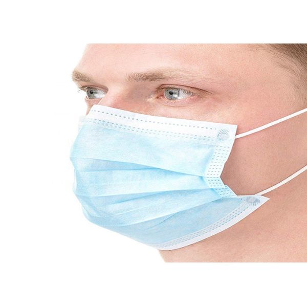 Buy Environmental Disposable 3 Ply Face Mask With Elastic Ear Loop Durable at wholesale prices