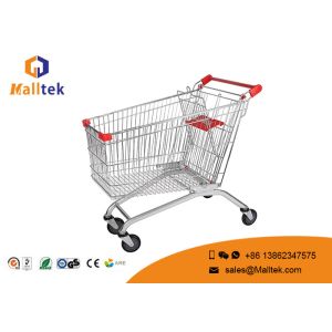 Retail Grocery Store Commercial Shopping Trolley European Style Foldable Trolley