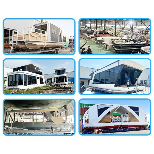 30m Length 15m Width Floating Restaurant Boat High Capacity for 200 People