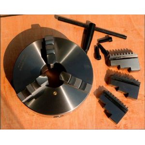 Quality KM CNC Steel Body 3-jaw Self Centering Lathe Chuck for sale