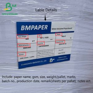 53gsm - 400gsm Uncoated Freesheet Woodfree Paper Book Cardboard 78 X 102cm 72 X