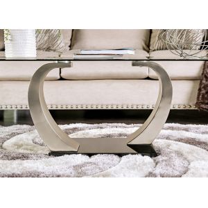 Clear Glass Top 24KGS 0.4CBM Modern Console Table