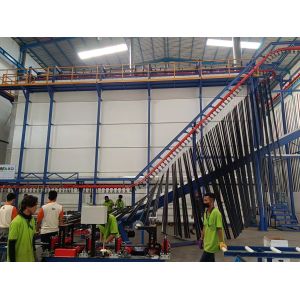 PLC Conveyorised Vertical Powder Coating Line Plant Customized