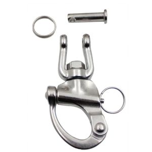 Stainless Steel Quick Release Snap Shackle 12-22mm D-Shape
