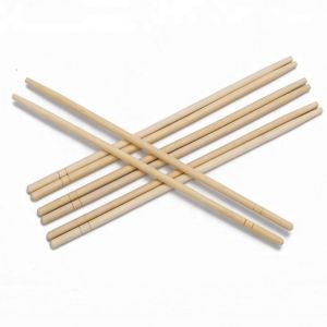 21cm Round Bamboo Chopsticks Disposable With OPP Sleeves