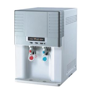 Hot & Cold Silver Tabletop Filtered Water Dispenser Reverse Osmosis / UF