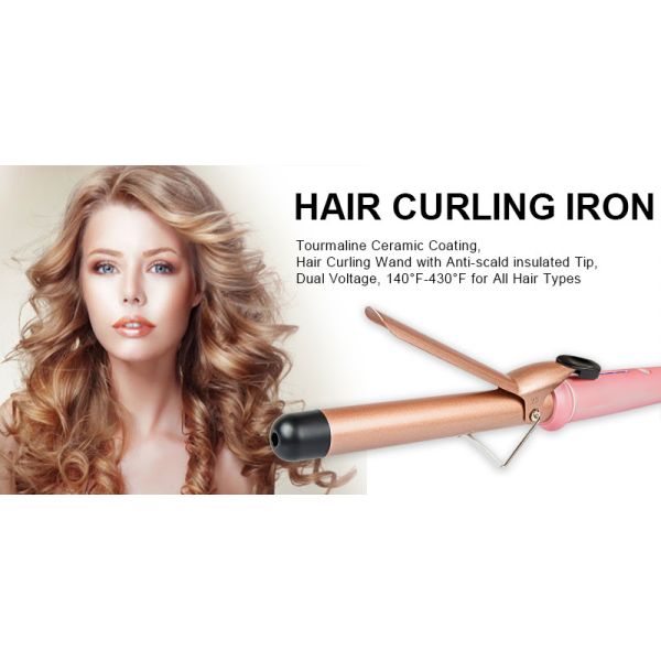 PTC Household Ceramic Hair Curler , Belt Clip 49W Marcel Curling Irons