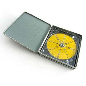 Hinged music CD tin