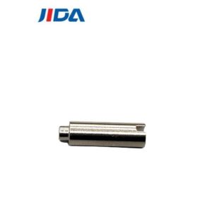 Nickel Plated Precision CNC Turned Components Slotted Iron Core For AC Relay