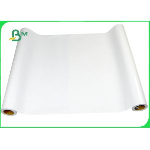 Quality Large Format 120g Eco Solvent Adhesive Paper Roll For Posters 50&quot; &amp; 60'' x 50m for sale