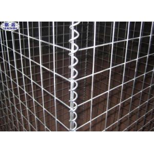 Hot Dipped Welded Mesh Gabions , Retaining Wall Using Gabion Baskets