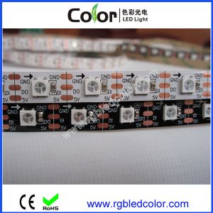 60led per meter black and white pcb apa104 led strip