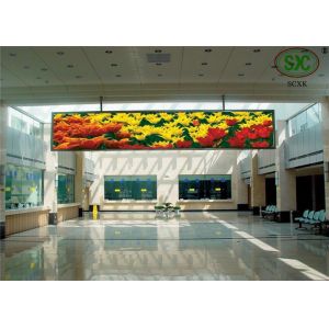 Thin P6mm Tri-color LED Display Curtain High Resolution With 32 x 32 , HD Led