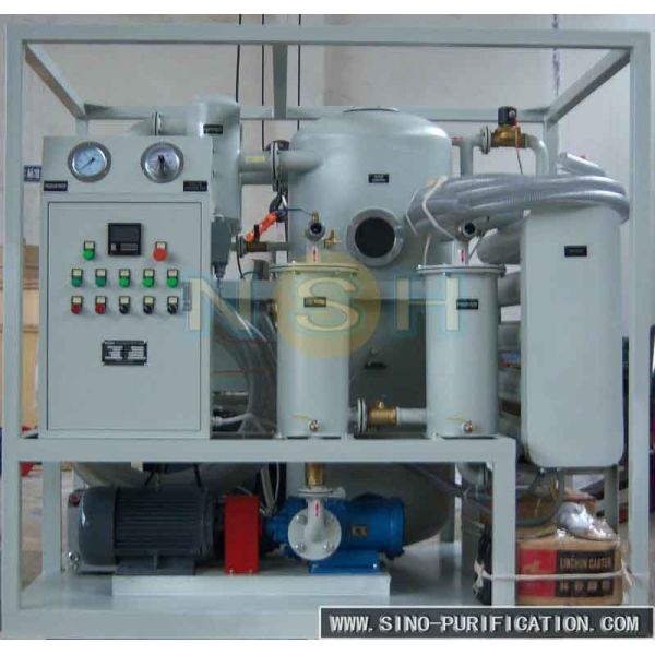 9000 Liters / Hour Oil Dehydration Machine Vacuum Oil Purifier For Power