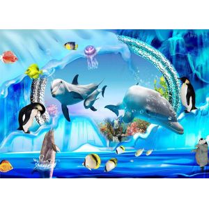 2280DPI Vertical CMYK DX-7 EPSON 3D Wall Inkjet Printer