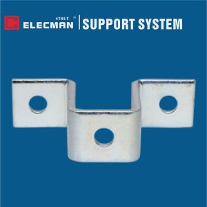 3 Hole U Shape Strut U Bracket Fitting Galvanised Steel