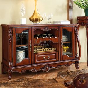 Antique Drawer Cabinet Oak Sideboard